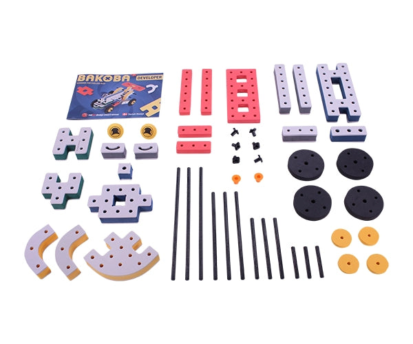 BAKOBA „Developer“ konstruktorius – 49 minkštos detalės