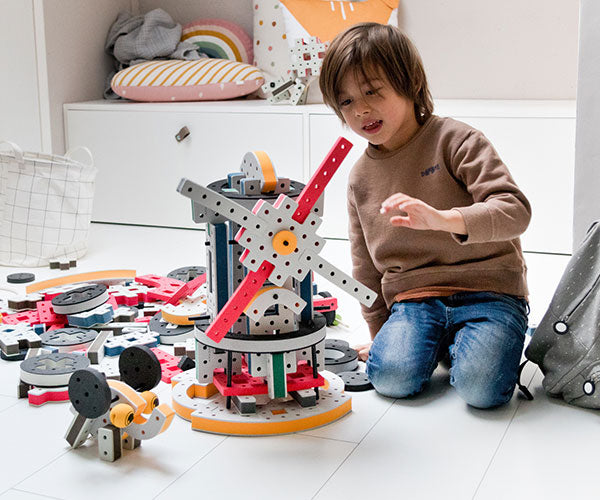 BAKOBA „Pioneer“ konstruktorius – 116 minkštų detalių