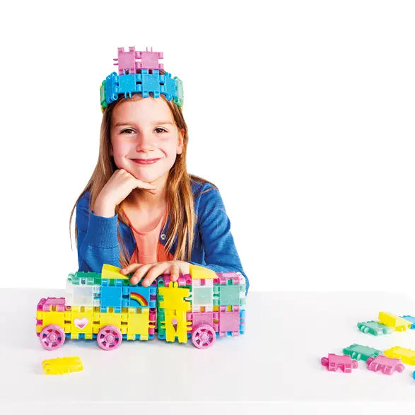 Clics „Bucket 8 in 1 Glitter“ konstruktorius