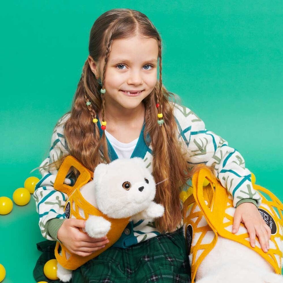 Milo & Millie pliušinis žaislas – balta katytė Milo