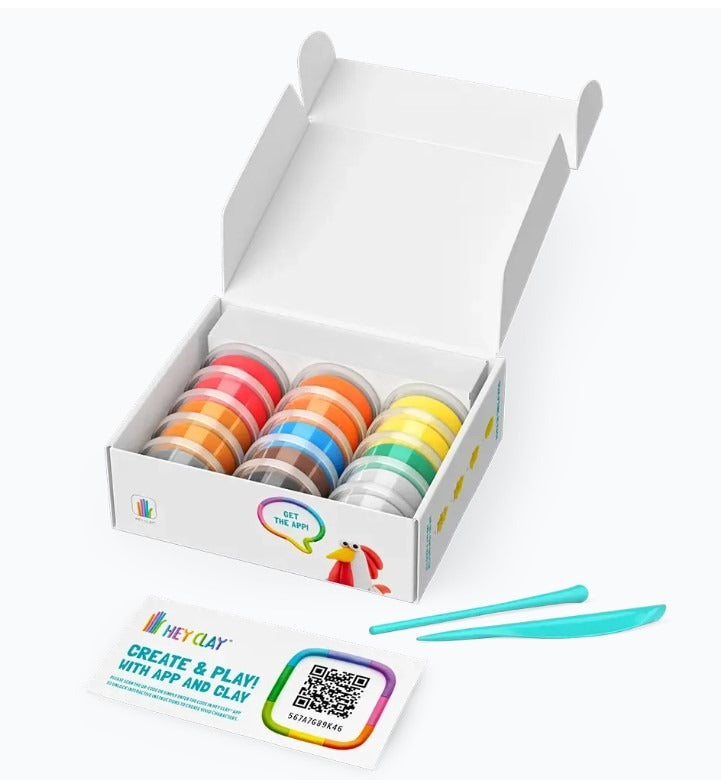 Modelinas Hey Clay - Ūkio paukščiai