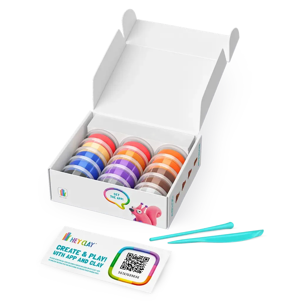 Modelinas Hey Clay - Miško gyvūnai