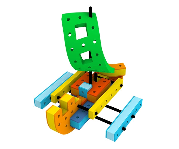 BAKOBA „Adventure“ konstruktorius  – 54 minkštos detalės