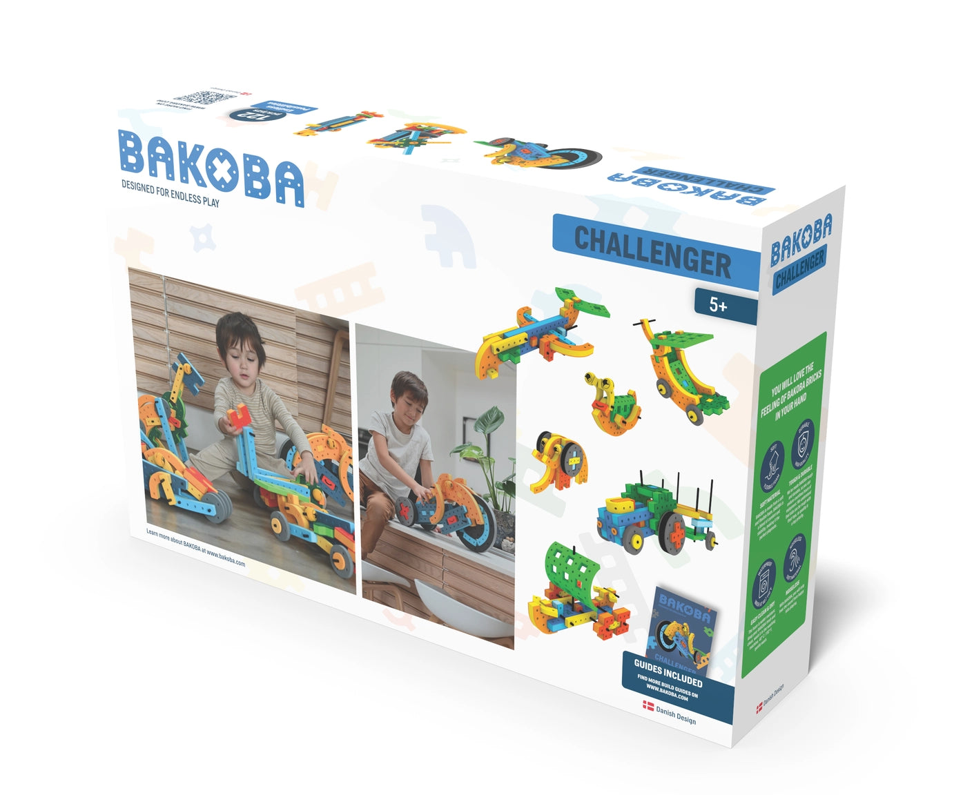 BAKOBA „Challenger“ konstruktorius  – 122 minkštos detalės