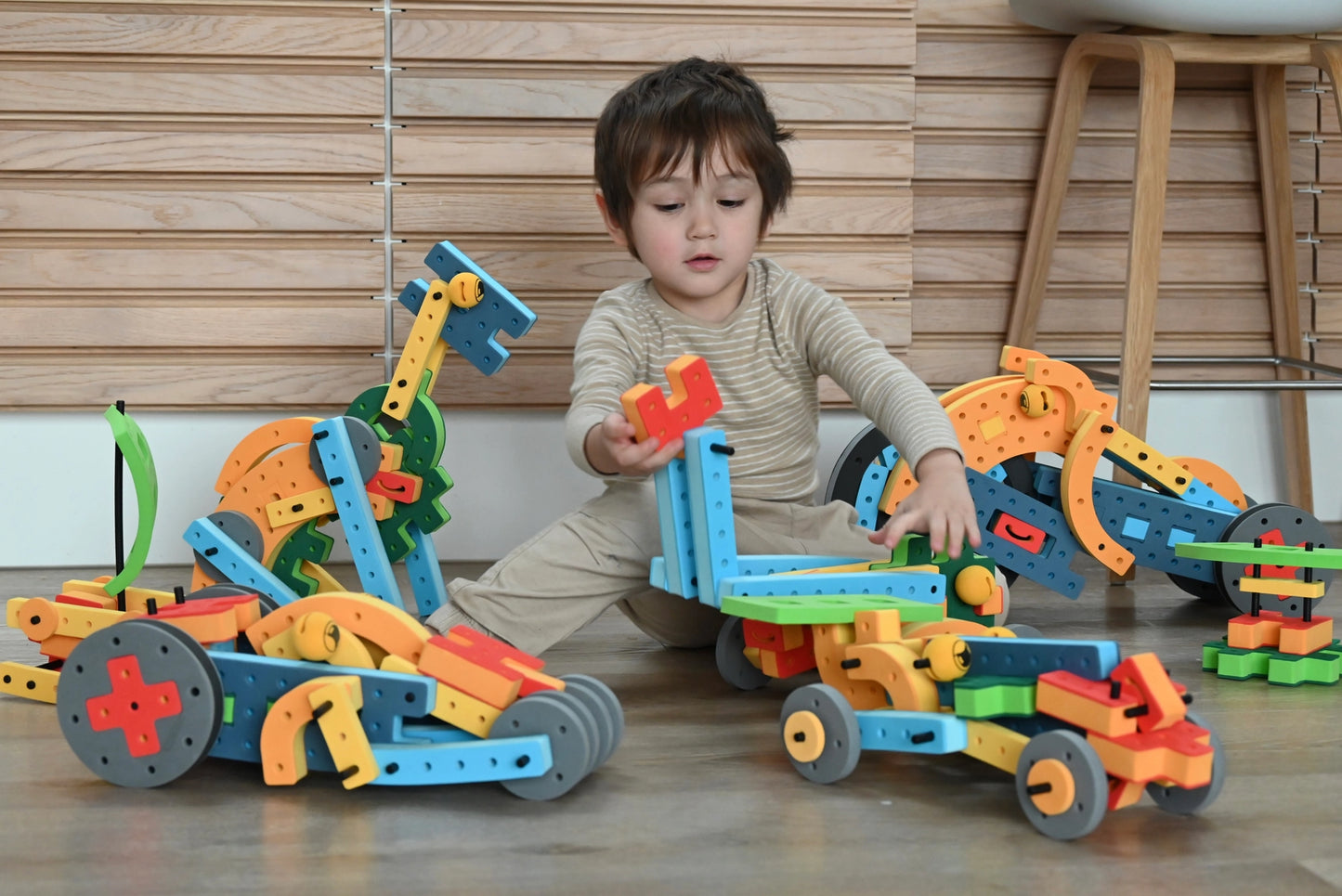 BAKOBA „Challenger“ konstruktorius  – 122 minkštos detalės