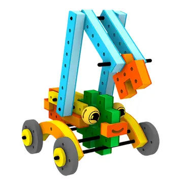 BAKOBA „Combiner“ konstruktorius – 65 minkštos detalės