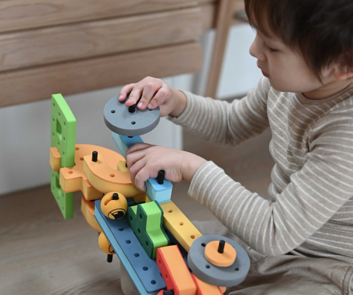 BAKOBA „Creative Mega Box“ konstruktorius  – 300 minkštų detalių