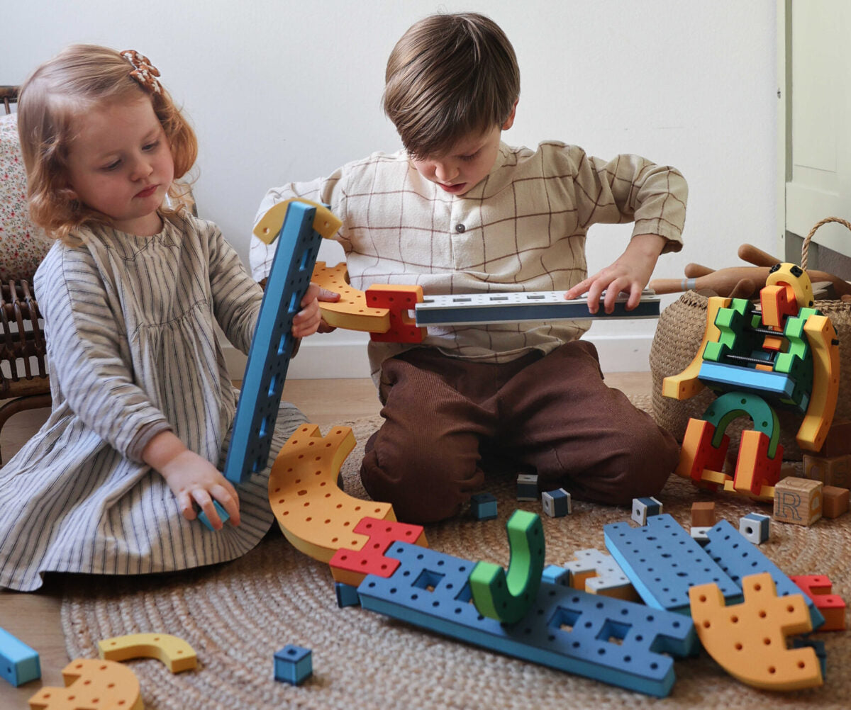 BAKOBA „Creative Mega Box“ konstruktorius  – 300 minkštų detalių