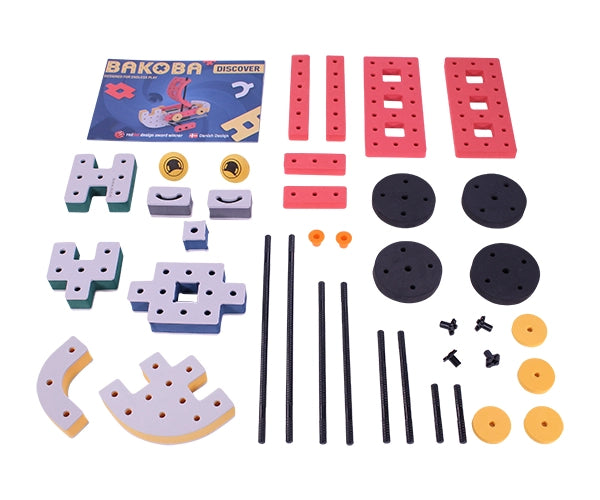 BAKOBA „Discover“ konstruktorius  – 38 minkštos detalės