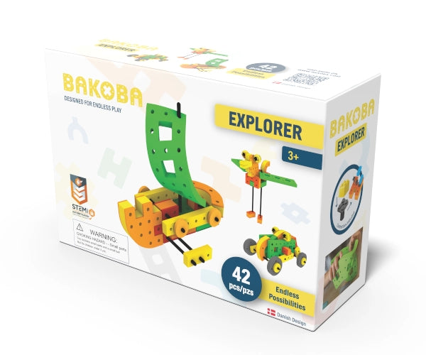 BAKOBA „Explorer“ konstruktorius  – 42 minkštos detalės