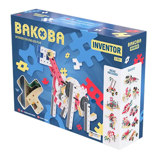 BAKOBA „Inventor“ konstruktorius  – 65 minkštos detalės