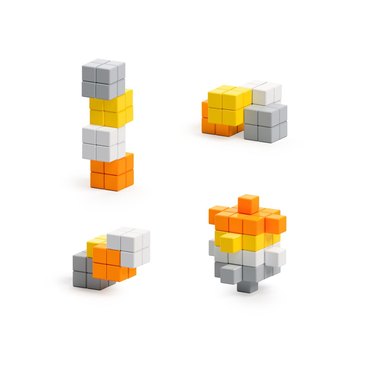 PIXIO® magnetiniai blokeliai - Retrofuturism