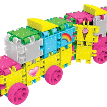 Clics „Bucket 8 in 1 Glitter“ konstruktorius