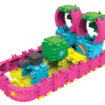 Clics „Bucket 8 in 1 Glitter“ konstruktorius