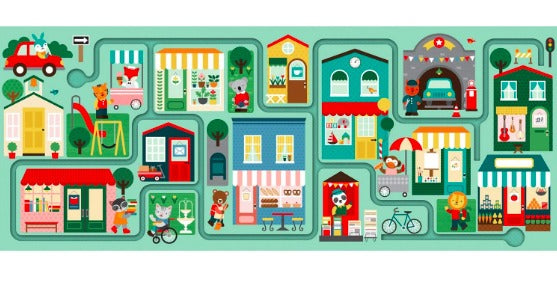 Edukacinė dėlionė „Mieste“