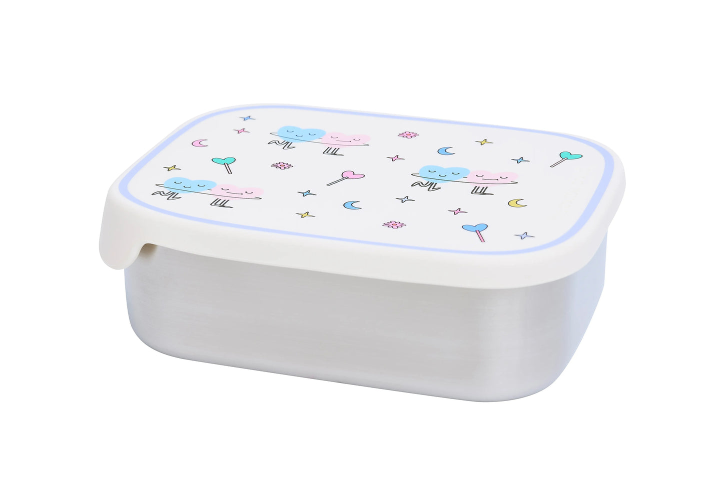 Nerūdijančio plieno pietų dėžutė su skyriais