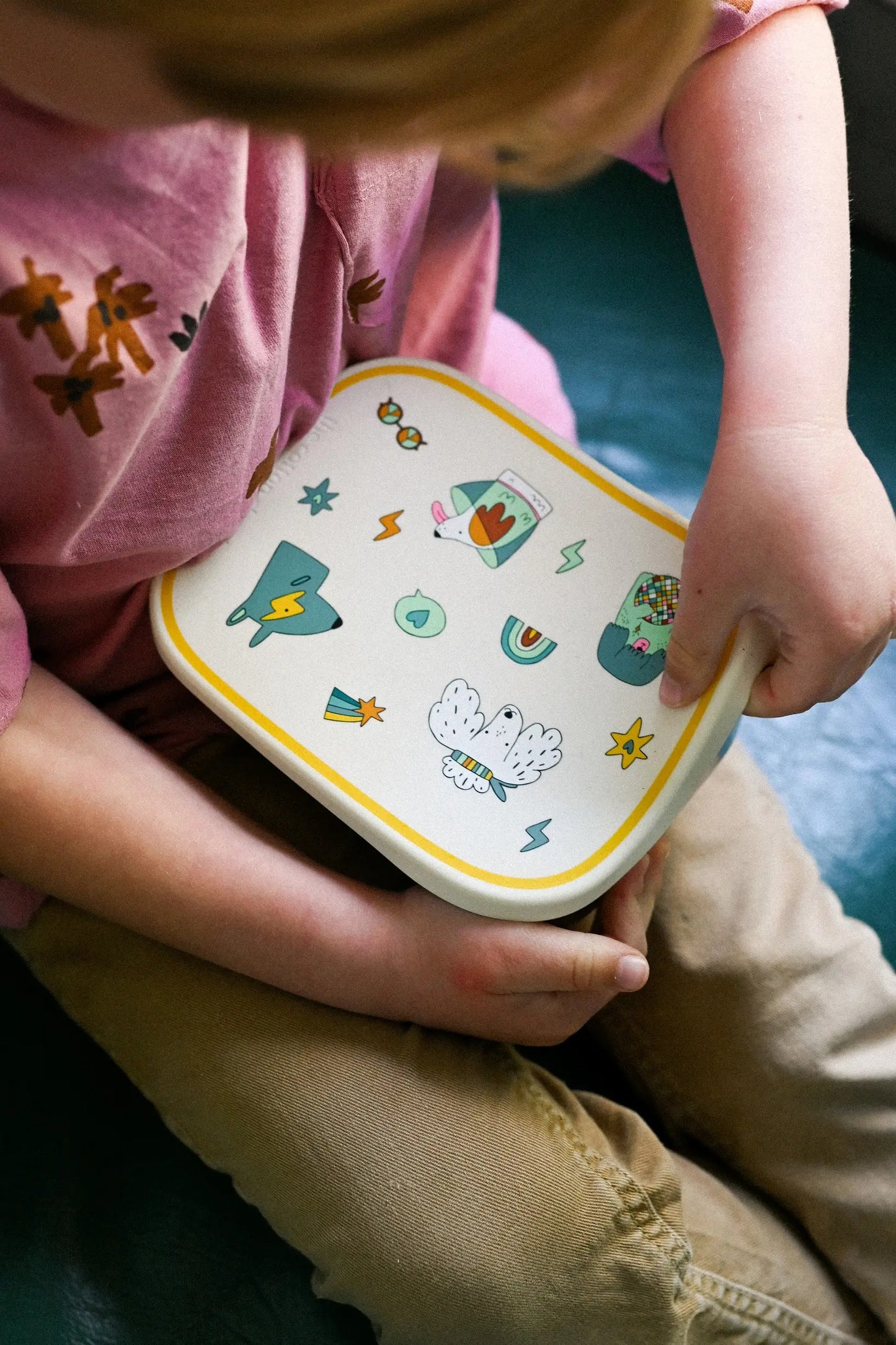 Nerūdijančio plieno pietų dėžutė su skyriais