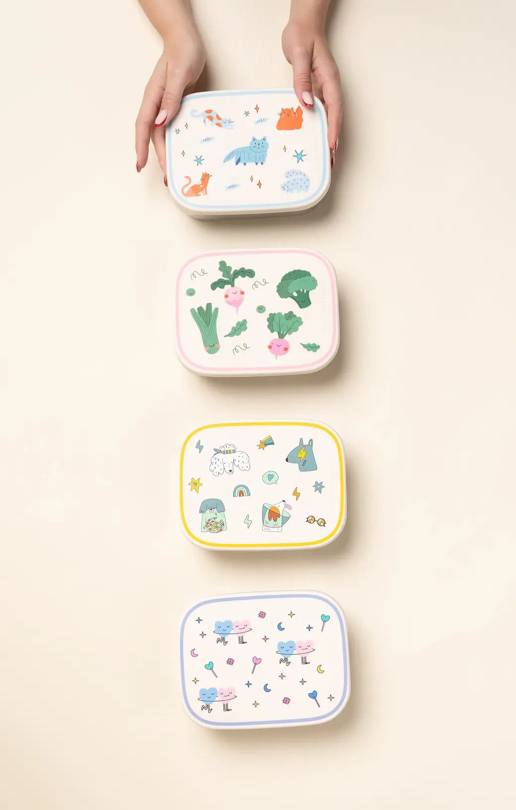 Nerūdijančio plieno pietų dėžutė su skyriais