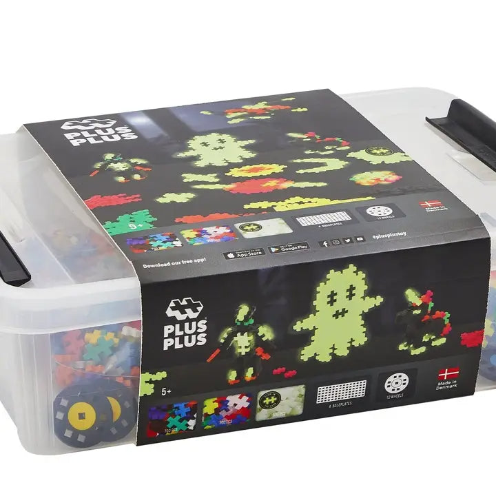 Plus-Plus fosforinis Discovery – 2000 detalių konstruktorius