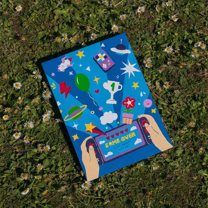 Piešimo pagal skaičius rinkinys vaikams – Petit Pinceau Video Games (su mažu teptuku)