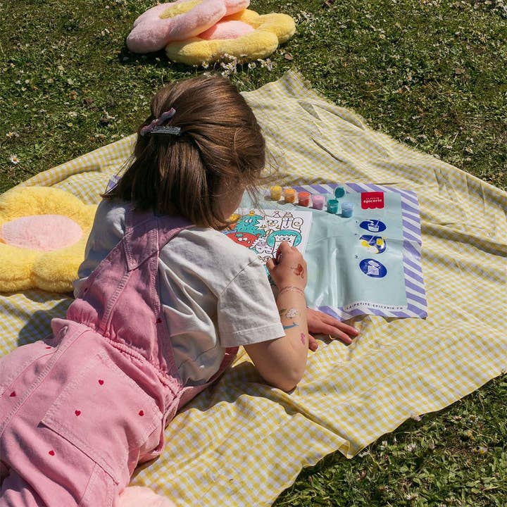 Piešimo pagal skaičius rinkinys vaikams – Smagi kompanija (su mažu teptuku)