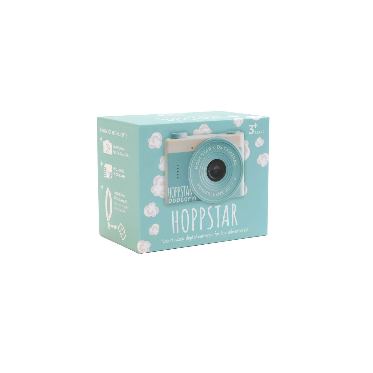 HOPPSTAR Popcorn fotoaparatas vaikams | 4 spalvos