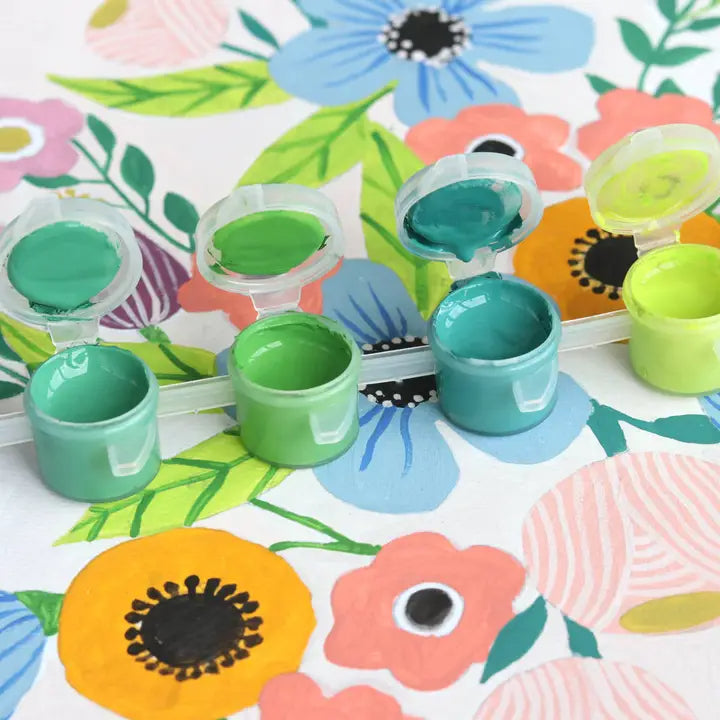 Tapybos pagal skaičius rinkinys – Gėlių puokštė