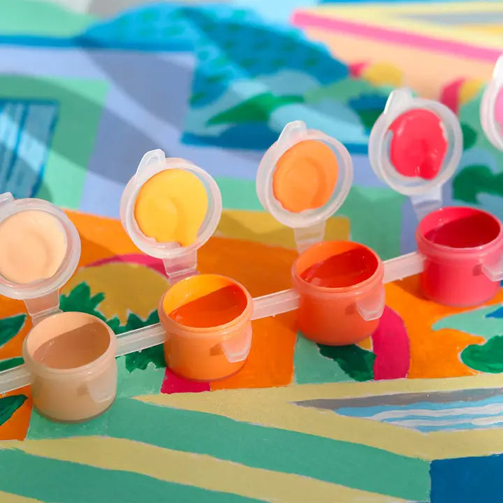 Tapybos pagal skaičius rinkinys – Spalvingi namai