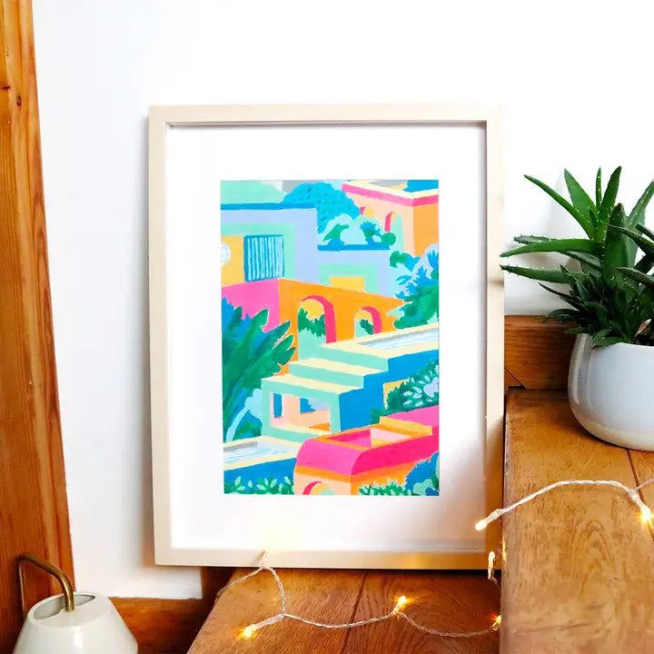 Tapybos pagal skaičius rinkinys – Spalvingi namai