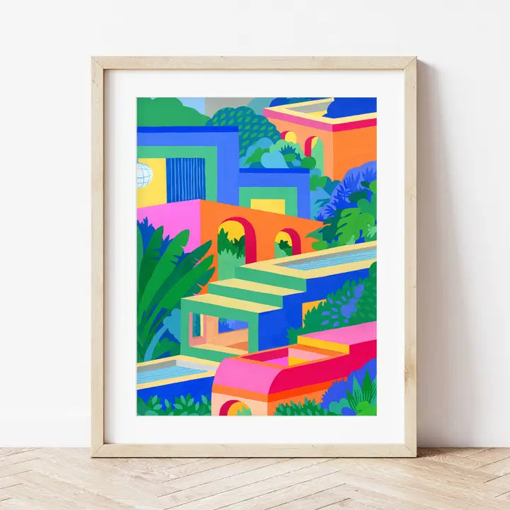 Tapybos pagal skaičius rinkinys – Spalvingi namai