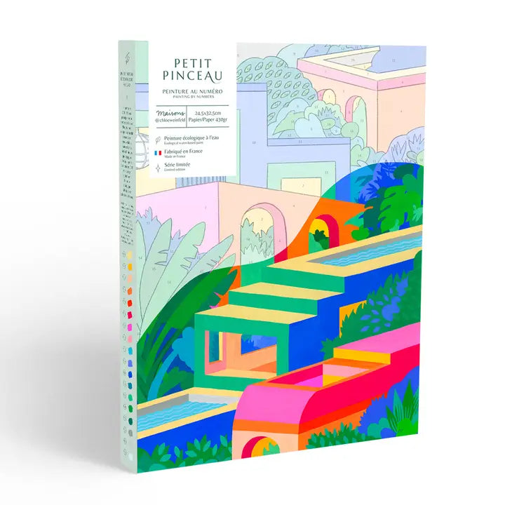 Tapybos pagal skaičius rinkinys – Spalvingi namai