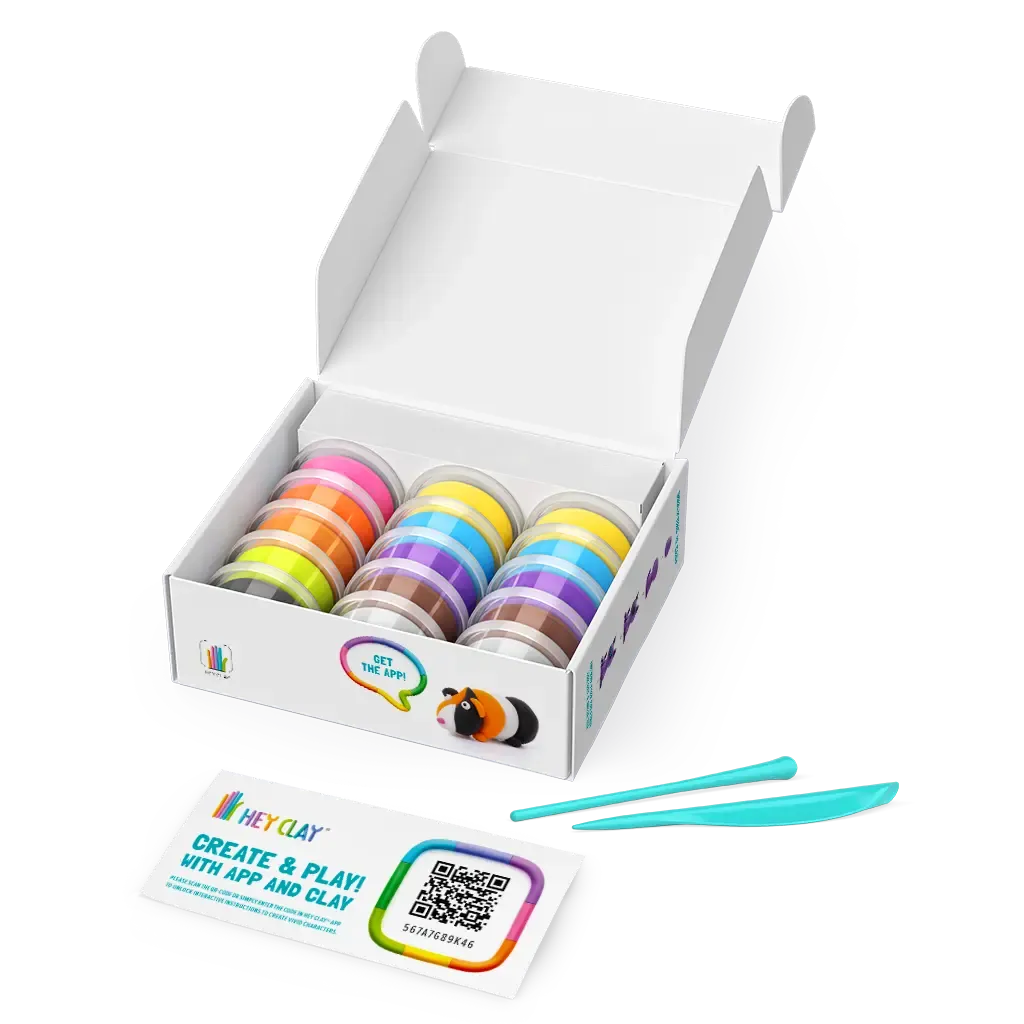 Modelinas Hey Clay - Gyvūnėliai