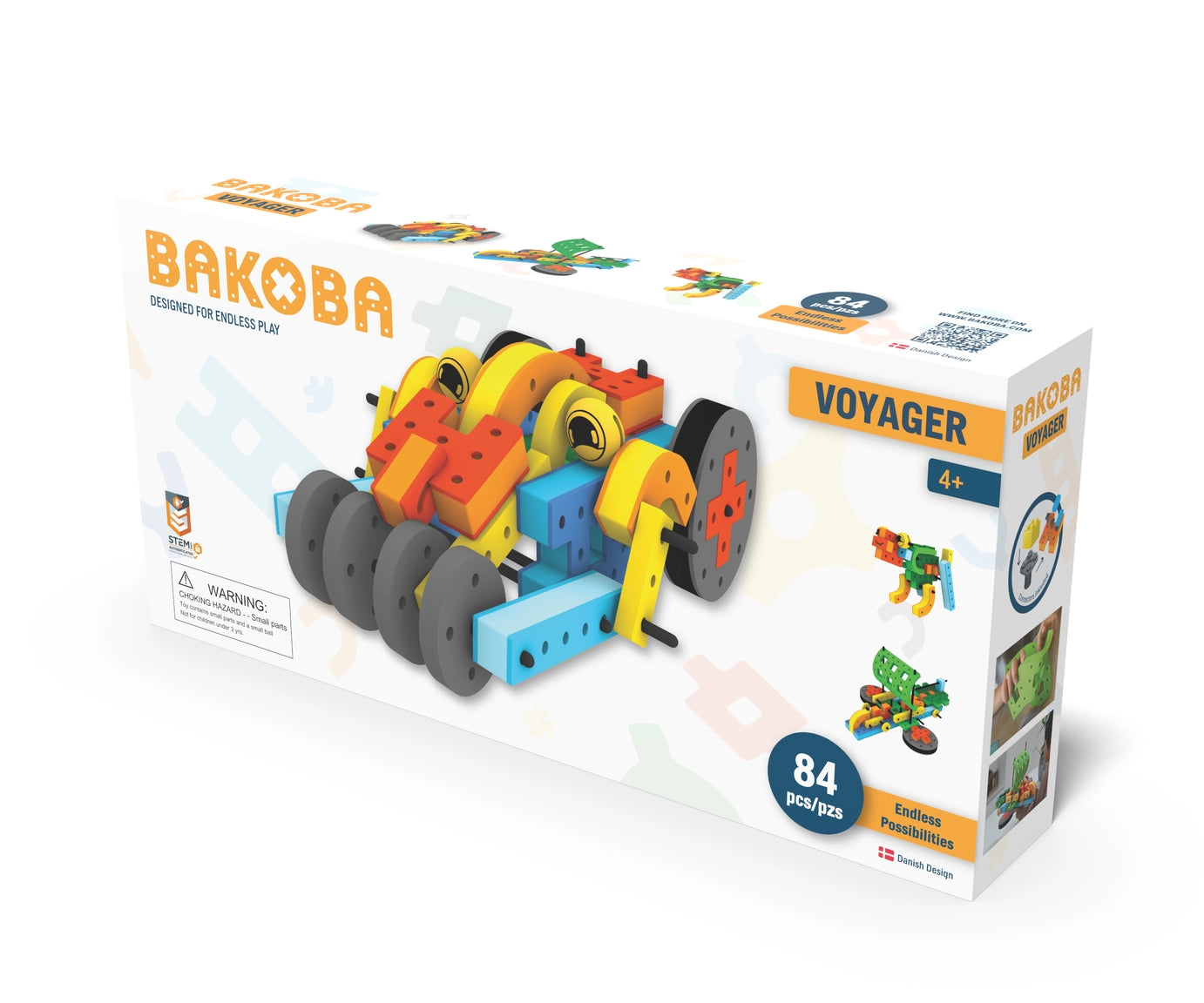 BAKOBA „Voyager“ konstruktorius  – 84 minkštos detalės