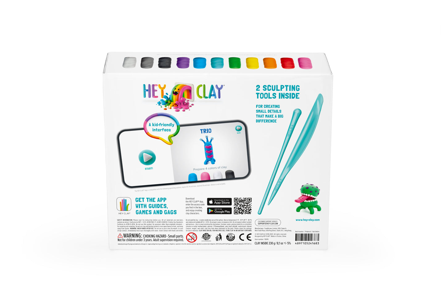 Modelinas Hey Clay - Ateiviai