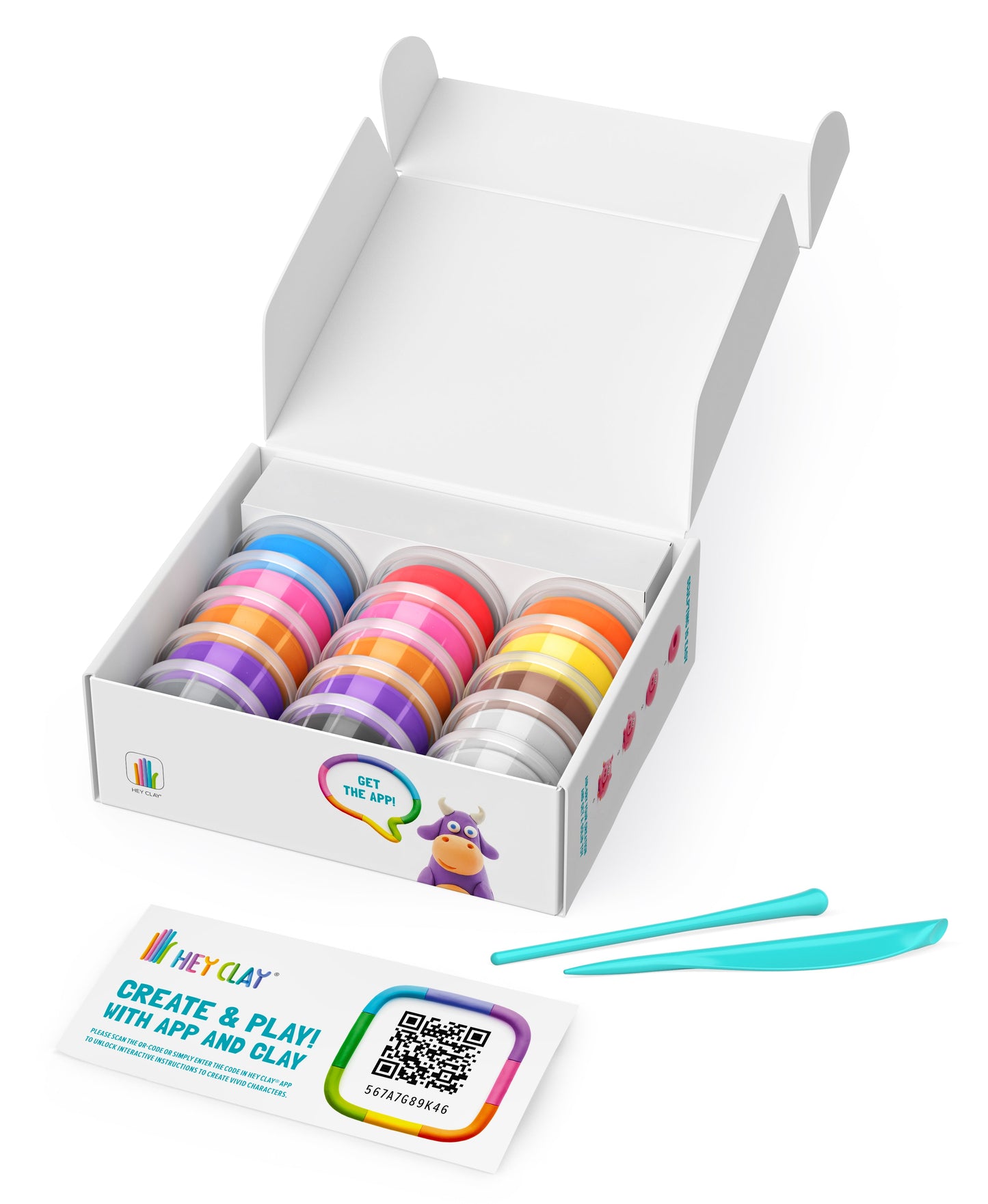 Modelinas Hey Clay - Gyvūnai