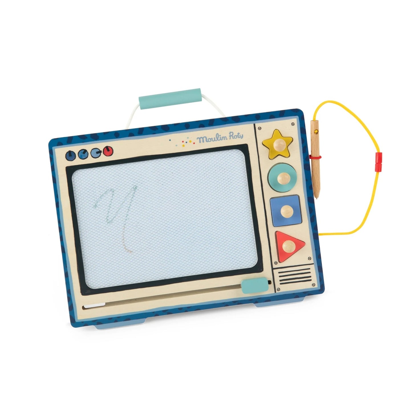 Puce & Pilou magiška magnetinė piešimo lenta vaikams