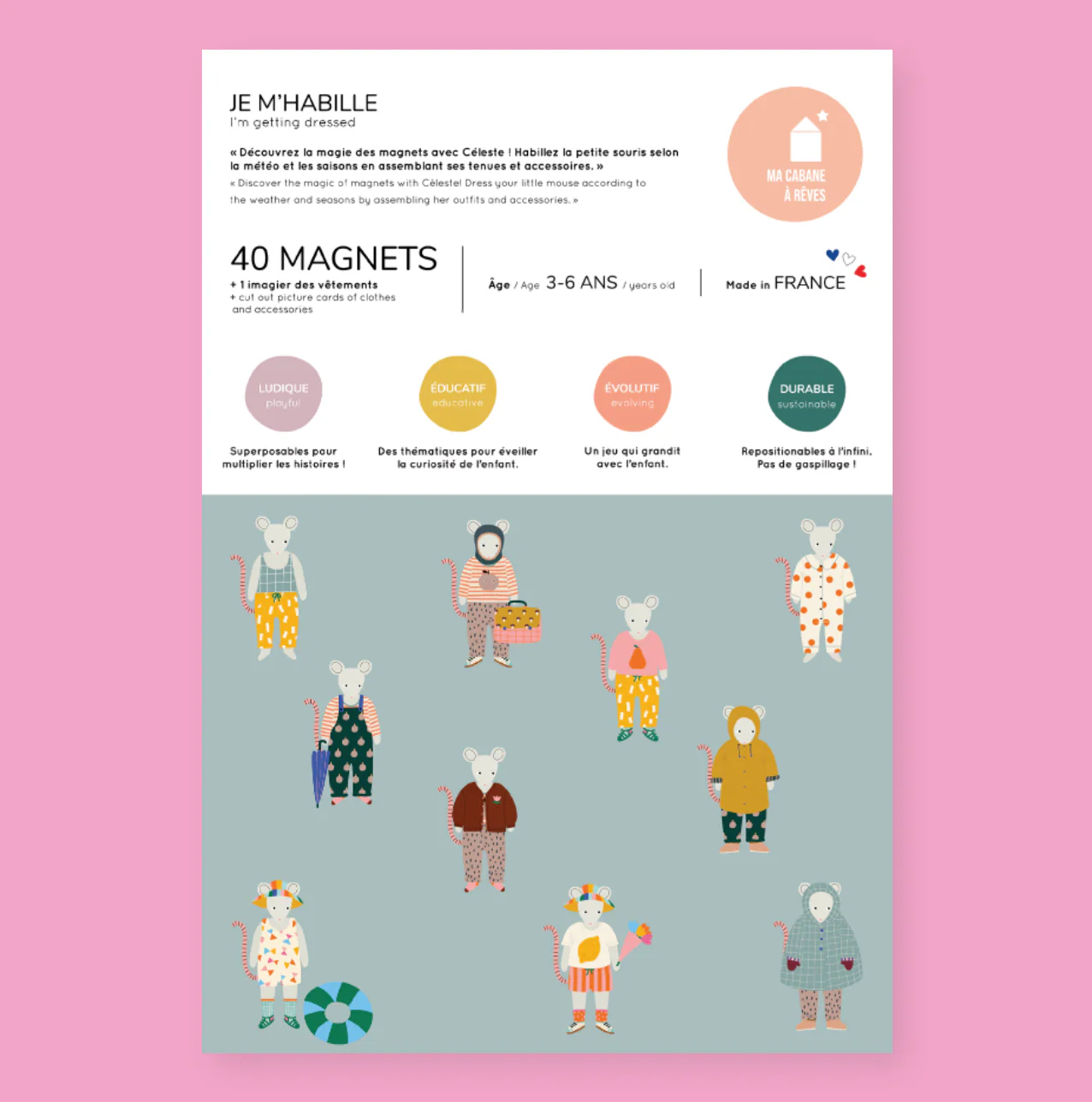 Magnetinis žaidimas „Aprenk mane“