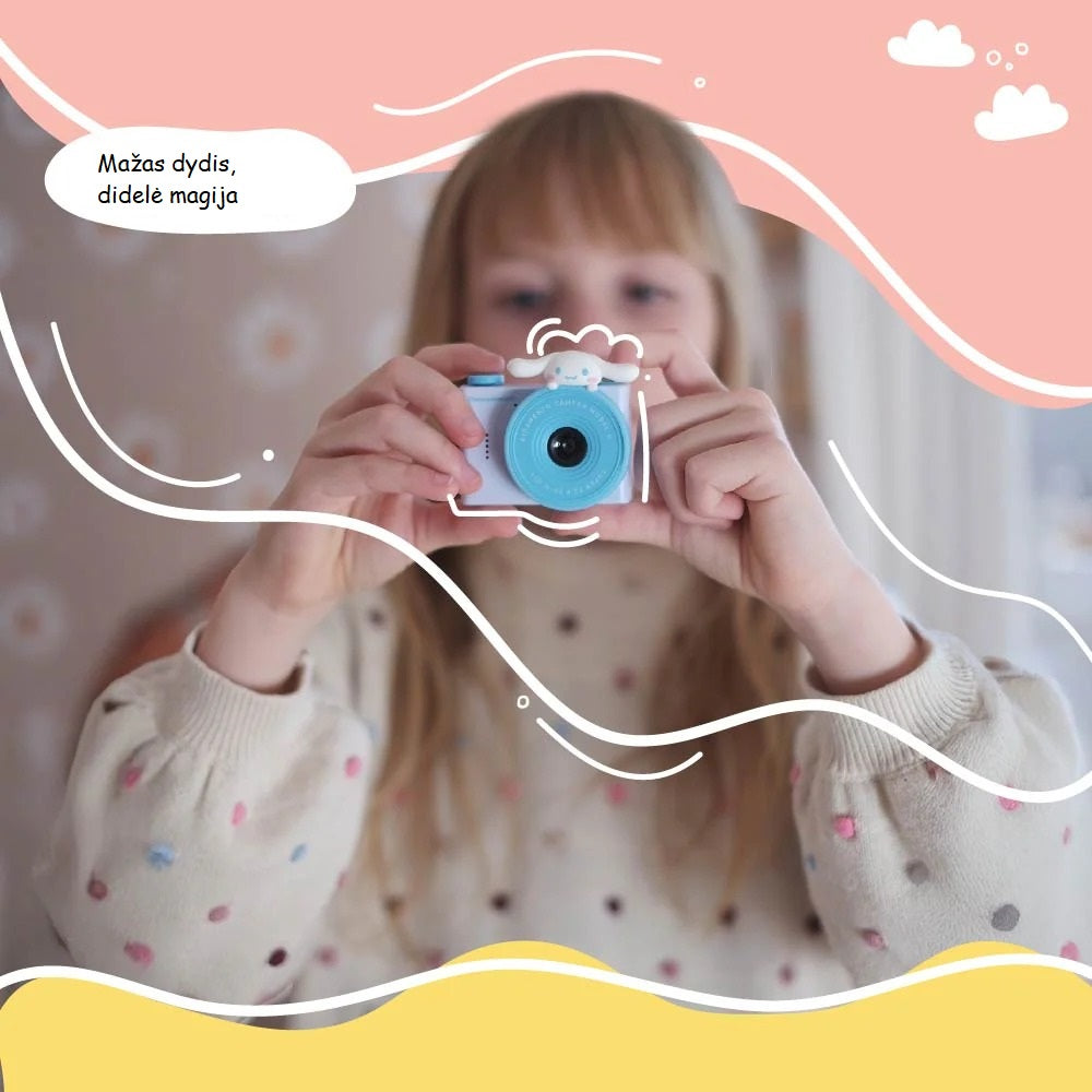 Mini Cinnamoroll skaitmeninė vaikų kamera (Modelis A)