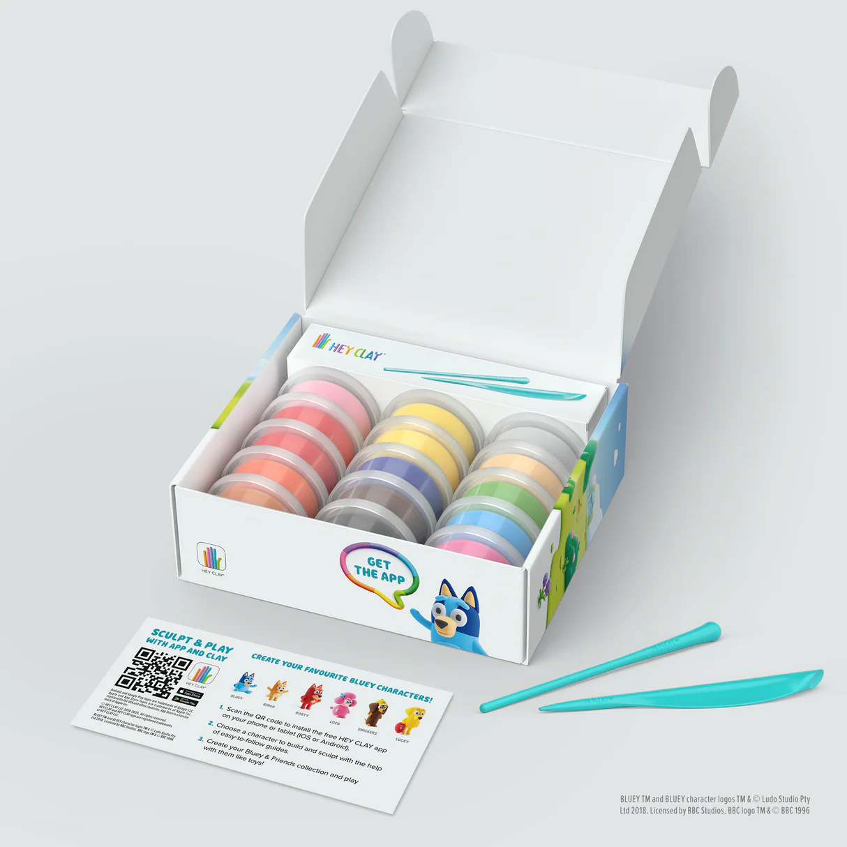 Modelinas Hey Clay - Bluey & Friends