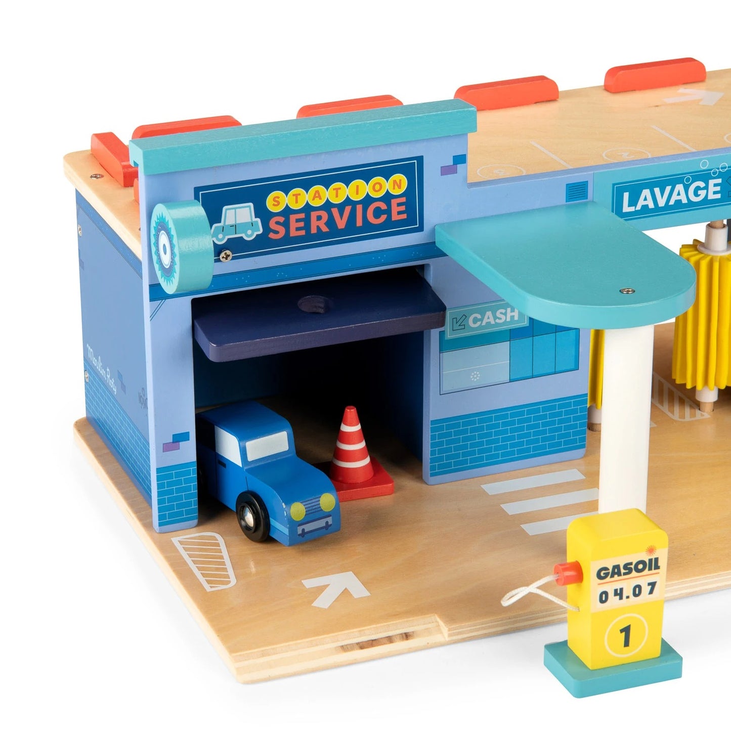 Medinė degalinė „Avenue du Moulin“