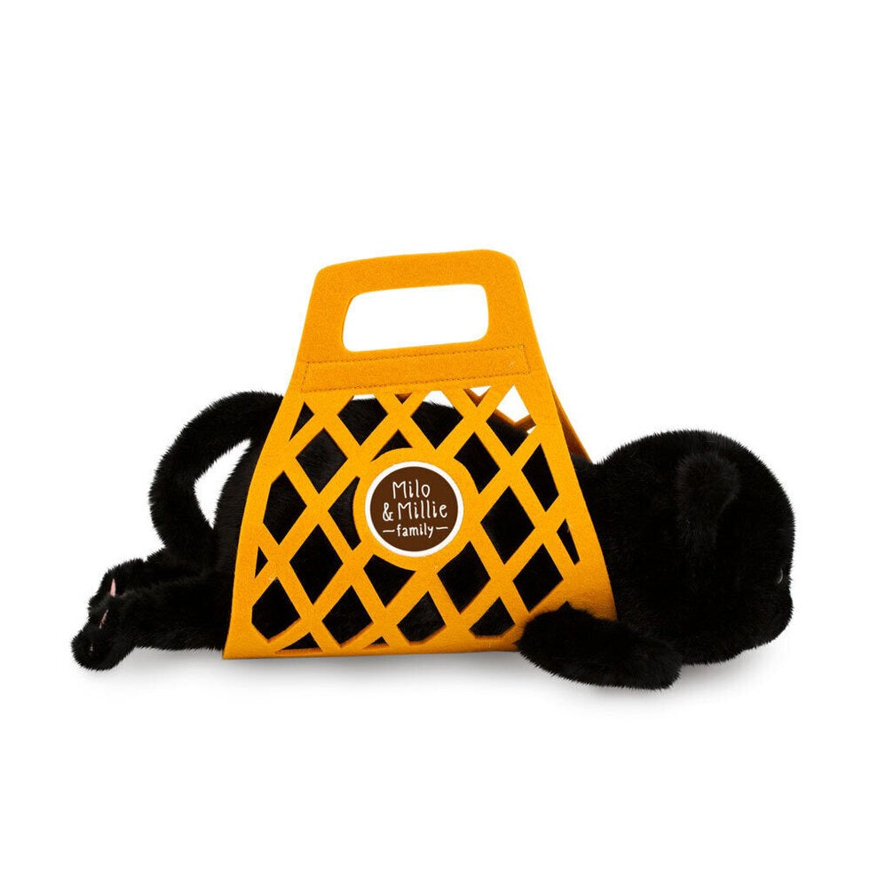 Milo & Millie pliušinis žaislas – juoda katytė Milo