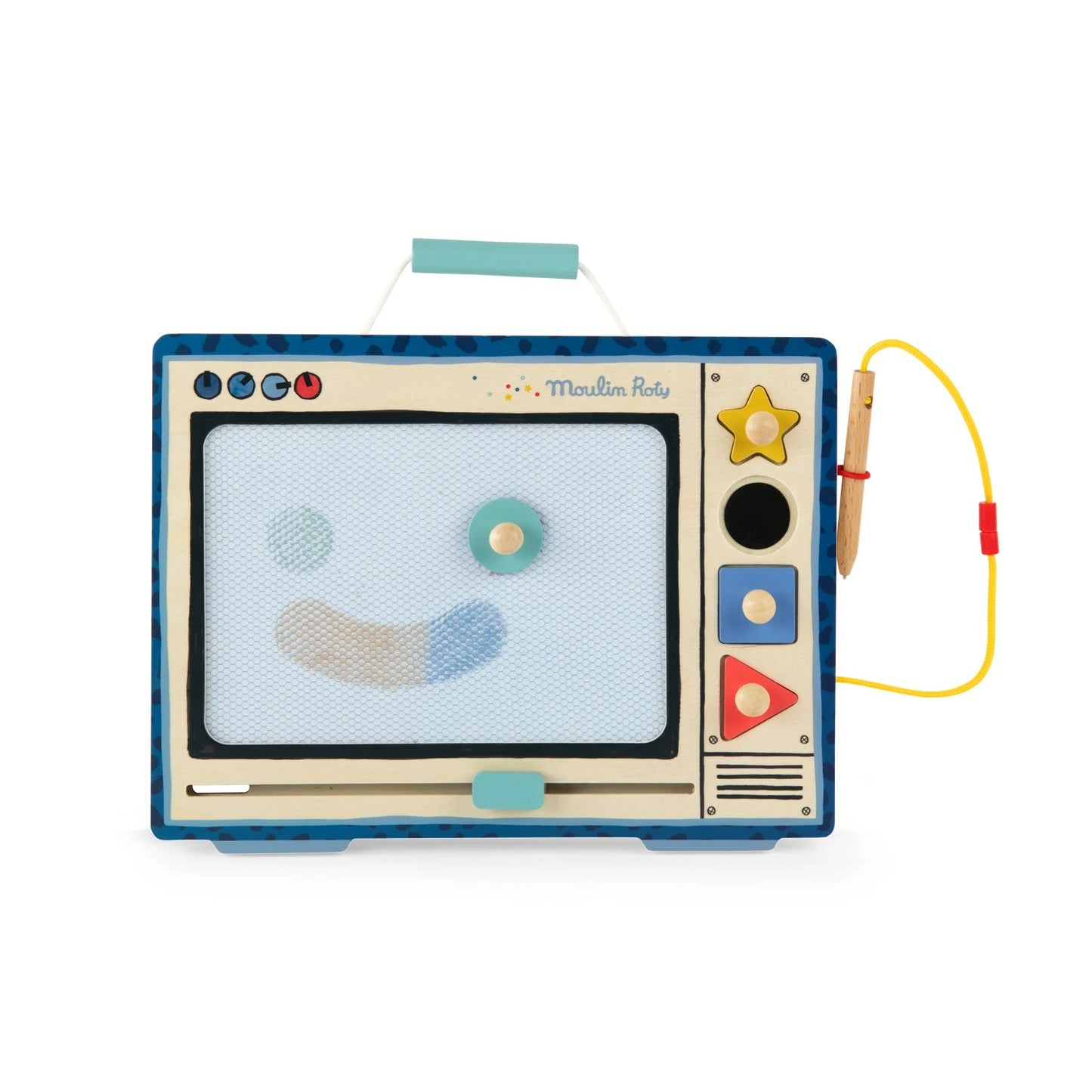 Puce & Pilou magiška magnetinė piešimo lenta vaikams