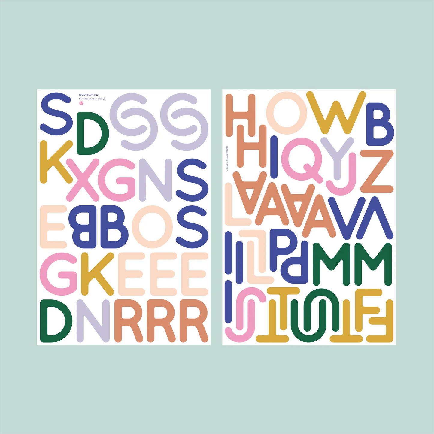 Magnetinė abėcėlė – 61 didžioji raidė