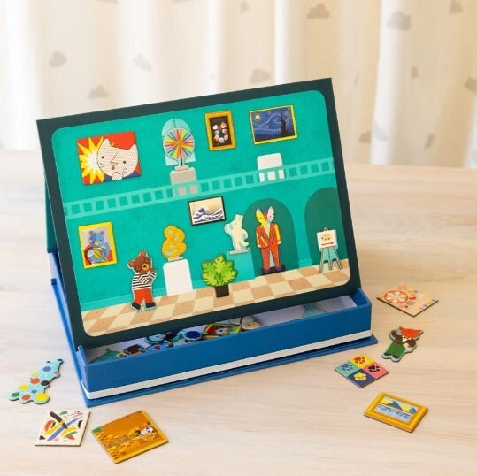 Magnetinis žaidimas vaikams „Meno muziejus“