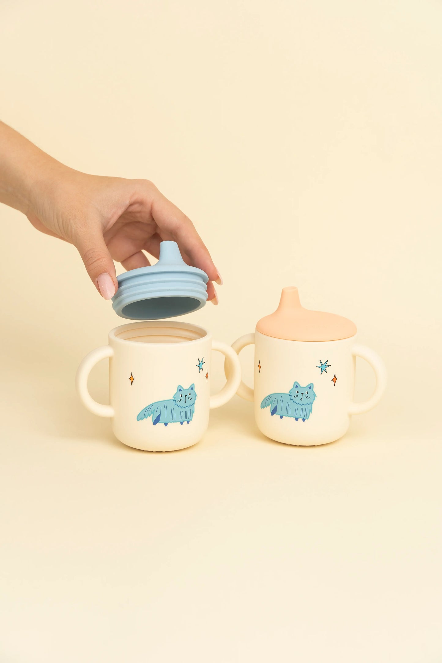 Mokomieji puodeliai (rinkinys, 2 vnt.)