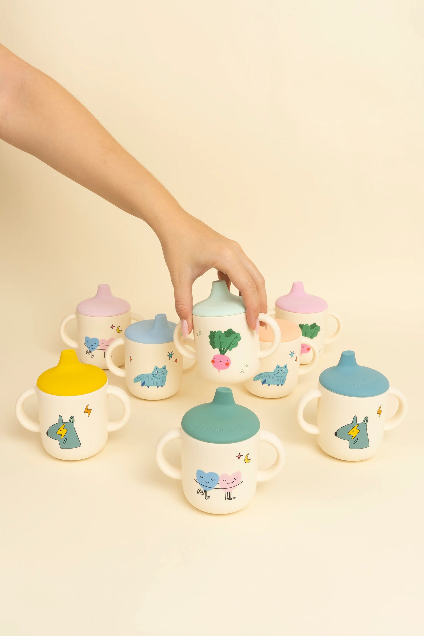 Mokomieji puodeliai (rinkinys, 2 vnt.)