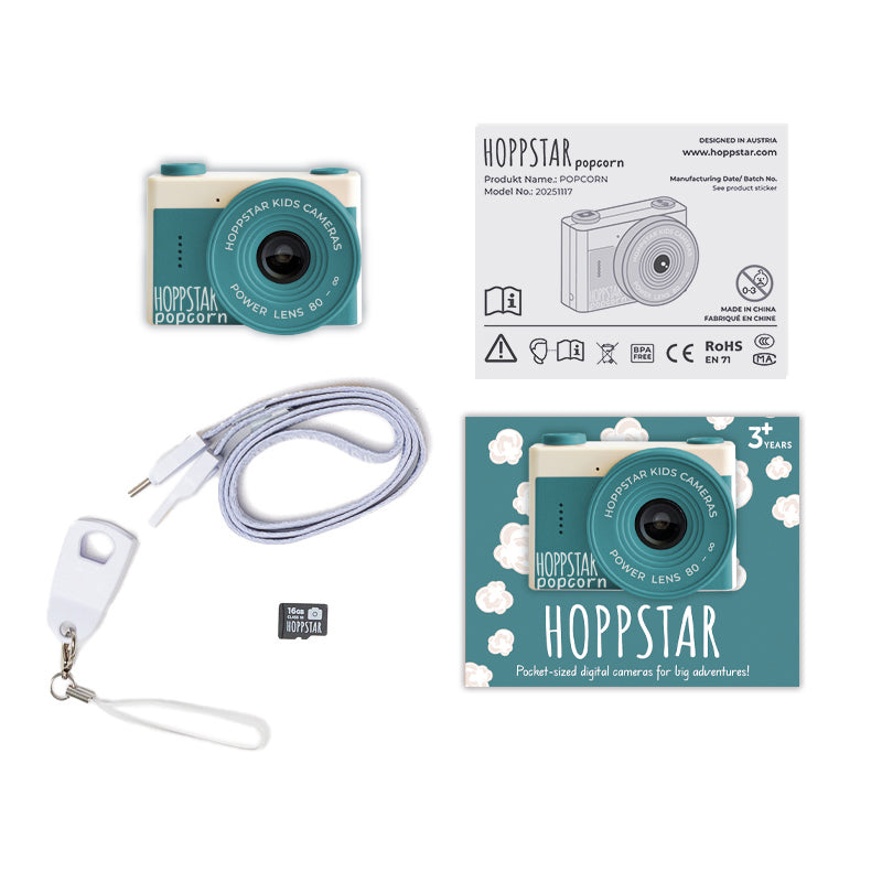 HOPPSTAR Popcorn fotoaparatas vaikams | 4 spalvos