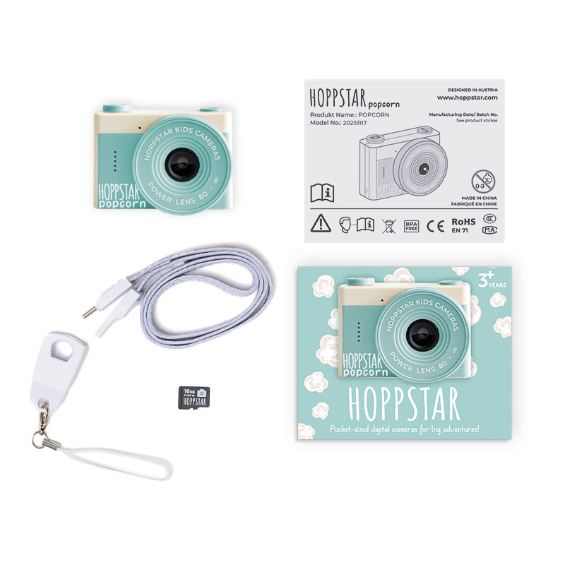 HOPPSTAR Popcorn fotoaparatas vaikams | 4 spalvos
